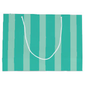 ラベルカスタムギフトボウアクアクリスマス抱き枕 ラージペーパーバッグ (裏面)