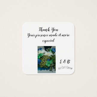 ラベルカードとメッセージカード