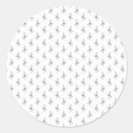 ラベルクラシック付け用の丸いステッスタイリッシュカー ラウンドシール (正面)