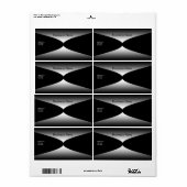 ラベルグエレガントレーシルバーブラック ラベル (フルシート)