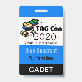 ラベルコン2020 – ブルークアドラント – カデットバッジ バッジ
