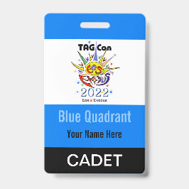 ラベルコン2022 - Blue Quadrant - Cadetバッジ バッジ