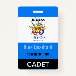 ラベルコン2022 - Blue Quadrant - Cadetバッジ バッジ