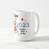 ラベルコン2023黄金のディスクRa -クラシックマグカップ コーヒーマグカップ (正面右)