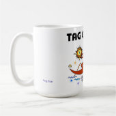 ラベルコン2023黄金のディスクRa -クラシックマグカップ コーヒーマグカップ (左)