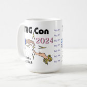 ラベルコン2024へアトランティスとバック – クラシックMug コーヒーマグカップ (正面左)