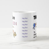 ラベルコン2024へアトランティスとバック – ジャンボマグカップ ジャンボコーヒーマグカップ (正面)