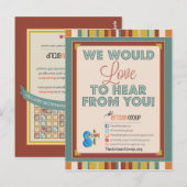 ラベルゴールデングローブプレスポストカード ポストカード (正面/裏面)