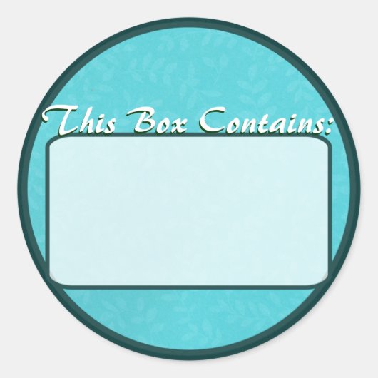 ラベルシール ラウンドシール (正面)