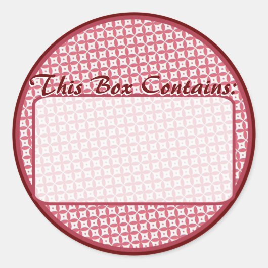 ラベルシール ラウンドシール (正面)