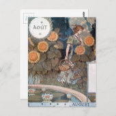 ラベルジャルディニエ威厳があるール – ユージェーヌグラスアセット ポストカード (正面/裏面)