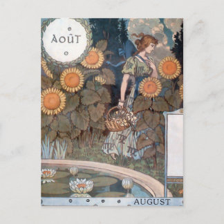 ラベルジャルディニエ威厳があるール – ユージェーヌグラスアセット ポストカード