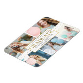 ラベルスタイリッシュ卒業発表磁石 マグネット (左側)