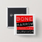 ラベルスタイル – 骨髄移植サバイバー 缶バッジ (正面&裏面)