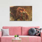 ラベルダメサンメルシーバイサーフランクディクシー キャンバスプリント (インサイチュ (リビング))