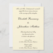 ラベルダメサンメルシーバイフランクディクシー結婚ズ 招待状 (裏面)