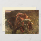 ラベルダメサンメルシーバイフランクディクシー結婚ズ 招待状 (正面/裏面)