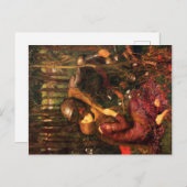 ラベルダメサンメルシ – ジョンウィリアム・ウォーターハウス ポストカード (正面/裏面)