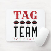 ラベルチームシンガーバーバーバーショップカルテット マウスパッド (マウス)