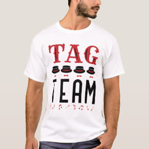 ラベルチームシンガーバーバーバーショップカルテット Tシャツ