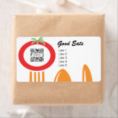 ラベルテンプレートカジュアルダイニイタリアンング ラベル (インサイチュ)