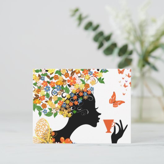 ラベルバタフライ ポストカード (スタンド正面)