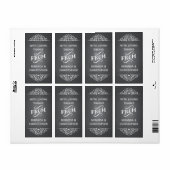 ラベルパーソナライズされたに感謝Chalkboard ラベル (フルシート)