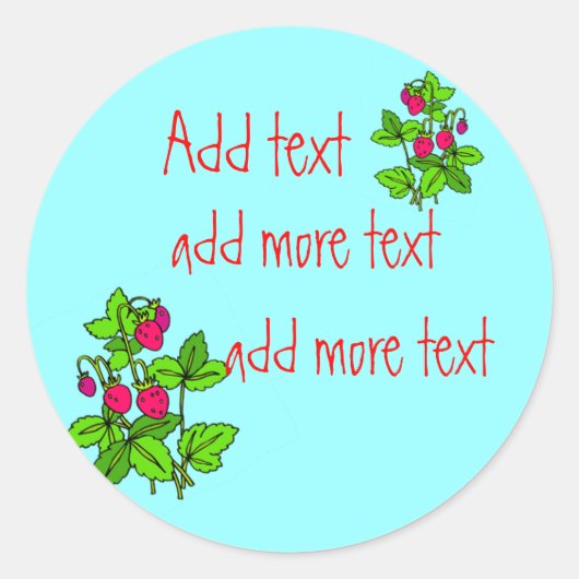 ラベルパーソナライズされたの缶詰 ラウンドシール (正面)