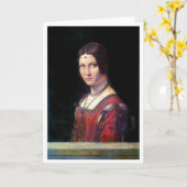 ラベルフェロンニエール，レオナルドダヴィンチ カード (黄色い花)