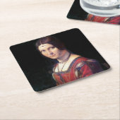 ラベルフェロンニエール,レオナルドダヴィンチ スクエアペーパーコースター (アングル)