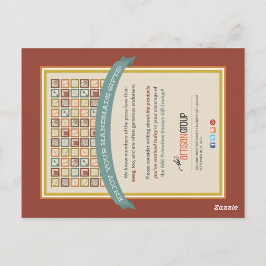 ラベルプリメタイムエミープレスポストカード ポストカード (裏面)