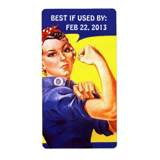 ラベルホームキャニングベーキングロージー最高の使用もし者 ラベル (正面)