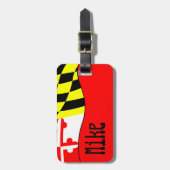 ラベルメリーランドを挙げて下さい ラゲッジタグ (正面縦)