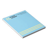 ラベルモノグラムのの色 – 数々の色 ノートパッド (アングル)