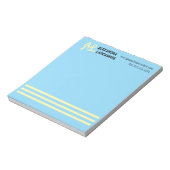 ラベルモノグラムのの色 – 数々の色 ノートパッド (回転)