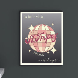 ラベルヴィアアサントロペスの壁の装飾ポスター ポスター