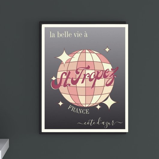 ラベルヴィアアサントロペスの壁の装飾ポスター ポスター