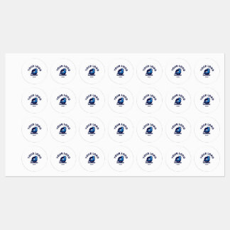 ラベル上の中円アイロン ラベル