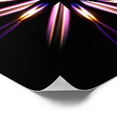 ラベル付きキャンバス印刷 ポスター (角)