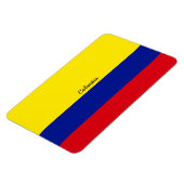 ラベル付きコロンビア国旗 マグネット (左側)