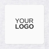 ラベル付き中四角アイロン ラベル (デザイン2)