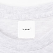 ラベル付き中四角アイロン ラベル (貼付)