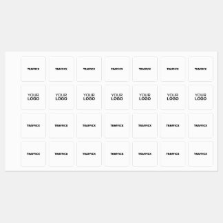 ラベル付き中四角アイロン ラベル