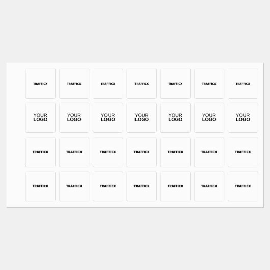 ラベル付き中四角アイロン ラベル (シート)