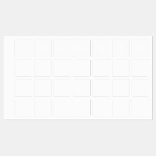 ラベル付き中四角アイロン ラベル (シート)