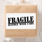 ラベル付き壊れやすい気にハンドル ラベル (インサイチュ)