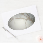 ラベル付けARTおよびデザインスタイル 楕円形シール (封筒)