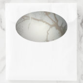 ラベル付けARTおよびデザインスタイル 楕円形シール (バッグ)