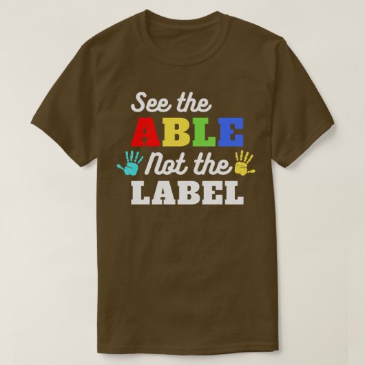 ラベル以外のテーブルを表示1 Tシャツ (デザイン正面)