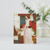 ラベル伊勢ルト William Morrisクイーン・ゲネベ| ポストカード (スタンド正面)